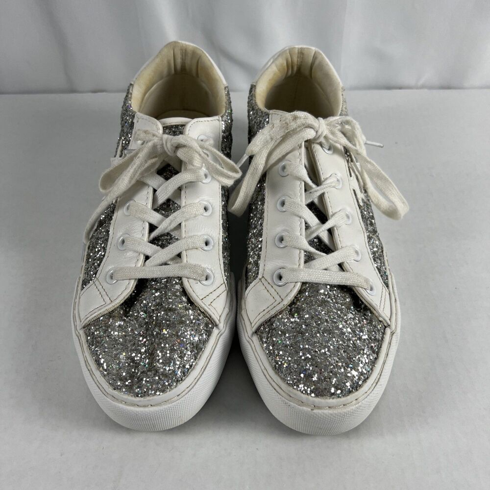 Restricted Brand Silver Glitter Sneakers Women’s Size 8.5